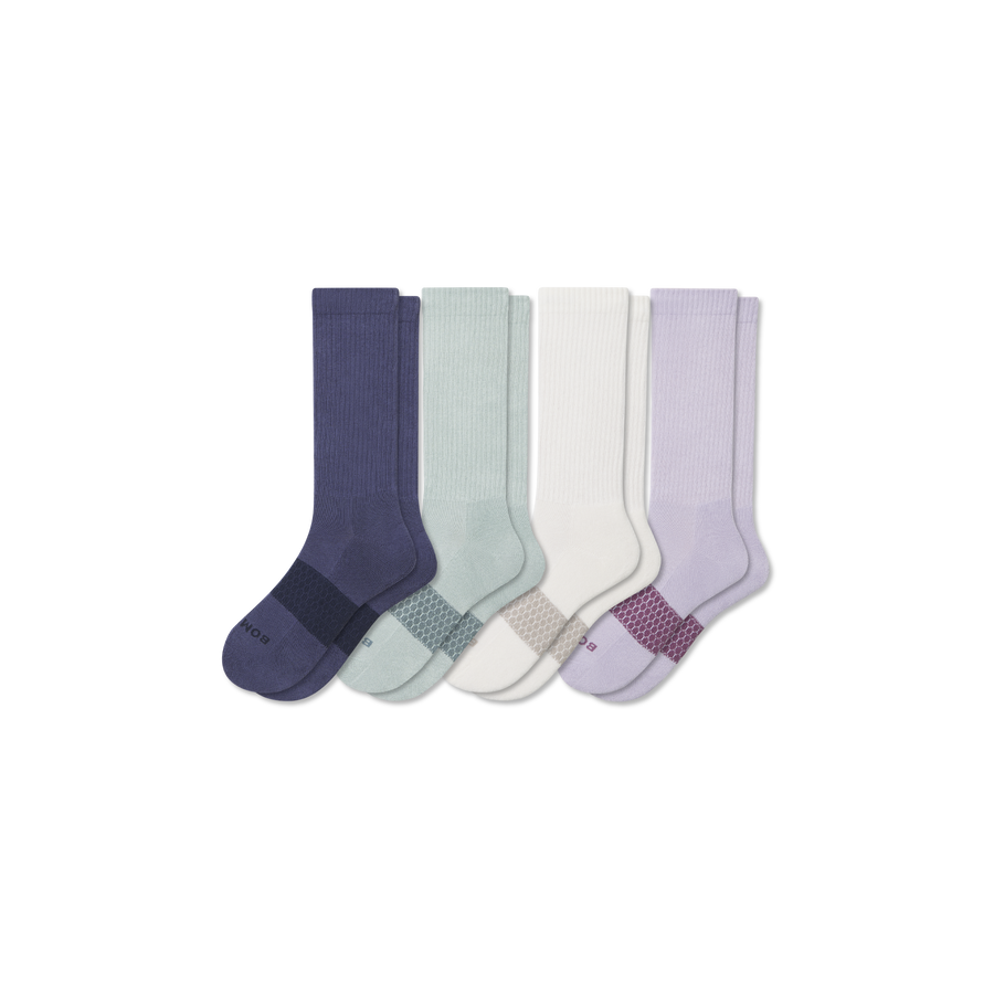 Women's Solids Calf Sock 4-Pack F7