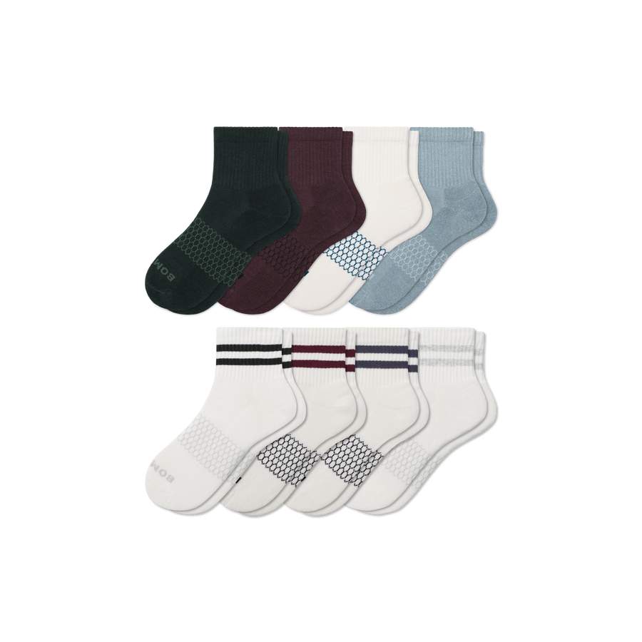 Men's Quarter Sock 8-Pack Q8
